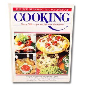 VINTAGE The Picture Perfect Encyclopedia of Cooking hardcover cookbook 1980s